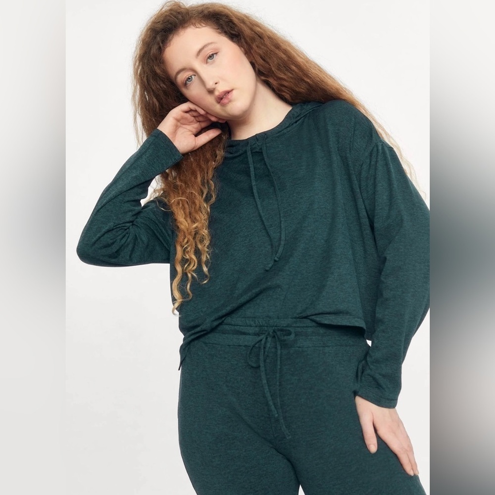 Girlfriend Collective Moss ReSet Hoodie M